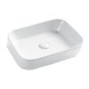 450* 390* 120mm rectangular Above counter Basin Gloss White