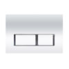 R&T cistern Square Dual Flush Button Chrome/ White/ Black