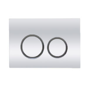 R&T cistern Round Dual Flush Button Chrome/ Black/ White