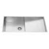 Atlas 1000* 440mm Single Bowl Handmade Kitchen Sink Chrome