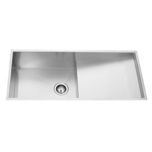 Atlas 1000* 440mm Single Bowl Handmade Kitchen Sink Chrome