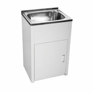Tulsa 45 Litre Laundry Troughs with Metal Cabinet