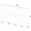 Mirror Cabinet 1500mm in White