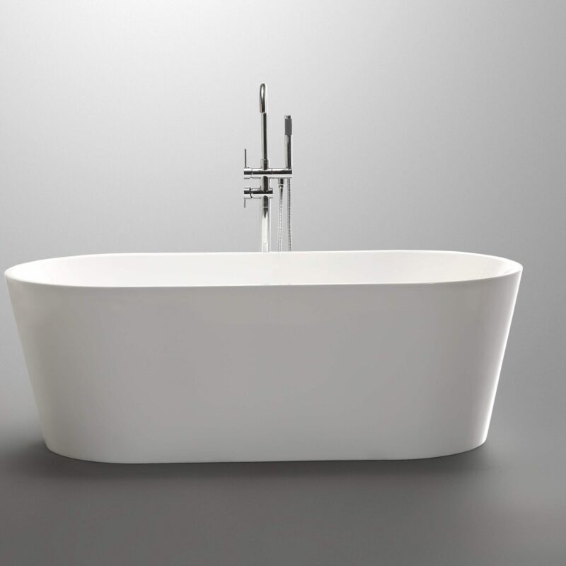 BOSTON 1500 Freestanding Bath Tub Gloss White