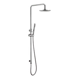 Round Shower Set in Chrome