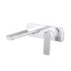 London Basin/ Bath Mixer Tap Set in Chrome & White