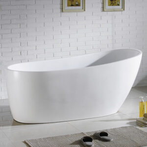 DUBLIN 1500/1700mm Freestanding Gloss White Bathtub