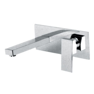 Dallas Basin/ Bath Wall Mixer Tap Set in Chrome