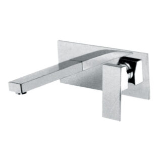 Dallas Basin/ Bath Wall Mixer Tap Set in Chrome