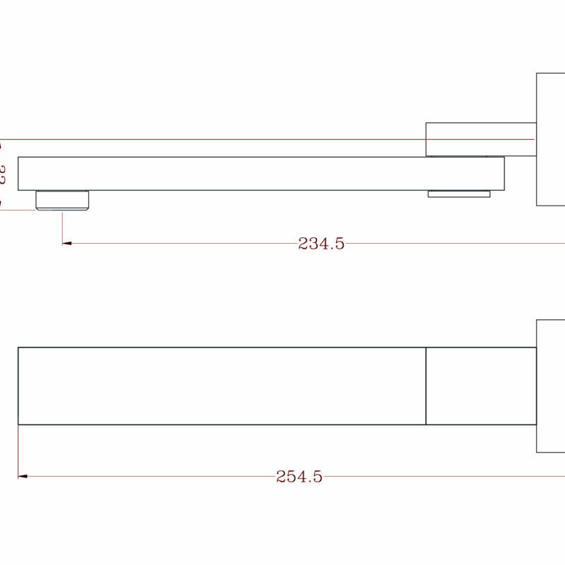 Dallas Basin/ Bath Swivel Wall Spout in Chrome