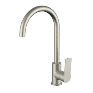 Genoa Kitchen Mixer Tap in Brushed Nickel