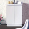 Rio 600mm Slimline Freestanding Vanity White