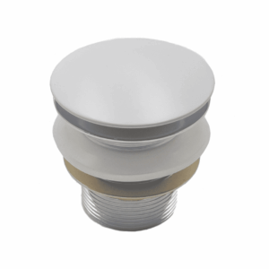 Corby Without Overflow Bath Pop-Up Waste in Matte White