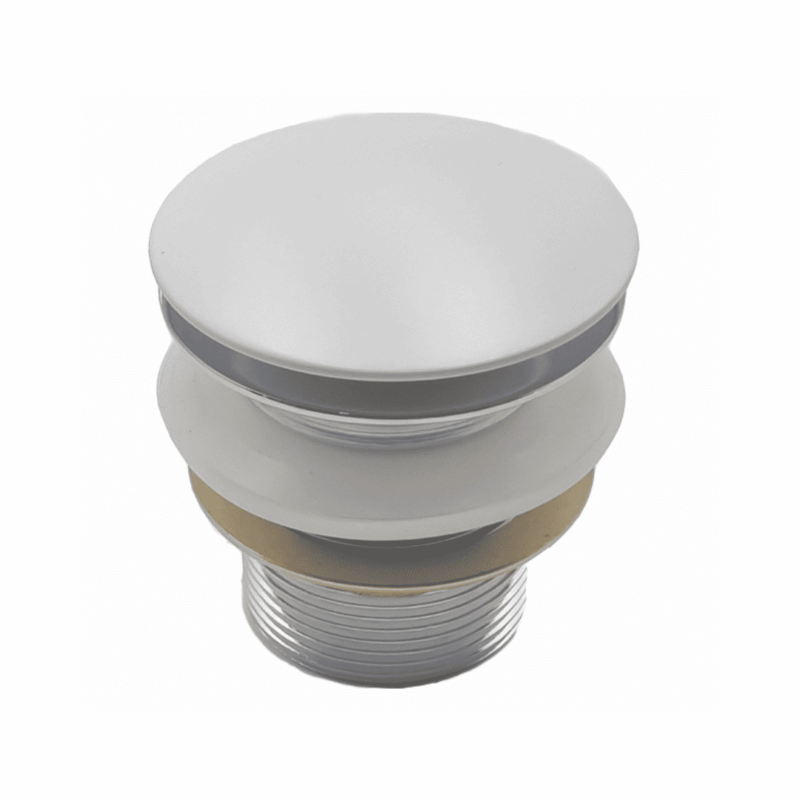 Corby Without Overflow Bath Pop-Up Waste in Matte White