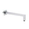 400mm Square Wall Shower Arm in Chrome