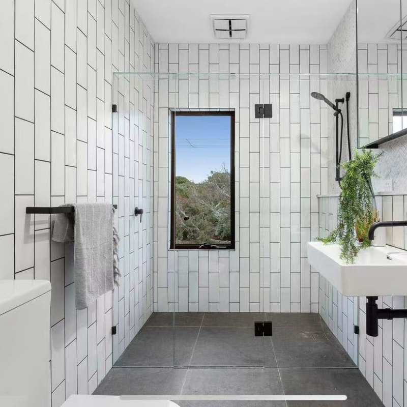 Pivot Door Frameless GEM B Front Panel Only Shower Screen