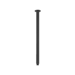 Mica Round Ceiling Arm – 300/450mm Length in Black