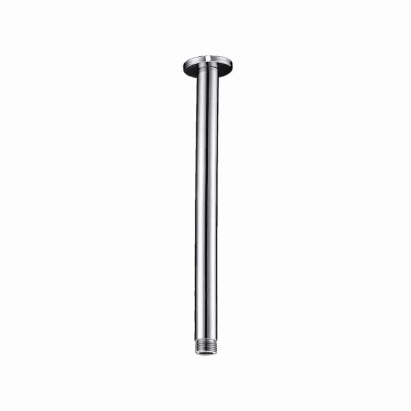 Mica Round Ceiling Arm – 300/450mm Length in Chrome