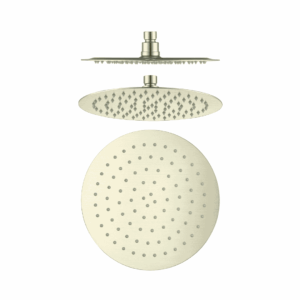 Mica 250mm Round Shower Head in French Gold