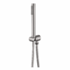 Mica Slim Hand Shower on hook in Brushed Nickel