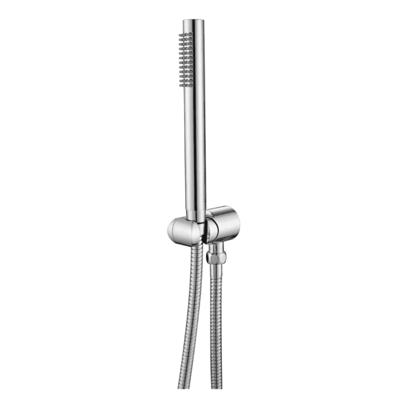 Mica Slim Hand Shower on hook in Chrome