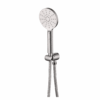 Mica Wide Hand Shower on Hook in Brushed Nickel