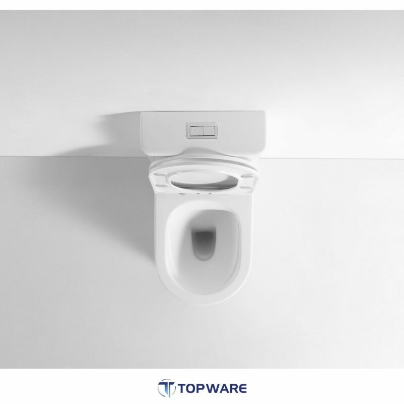 Nova Rimless Compact Pan Universal Toilet Suite - Gloss White