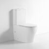 Luna Rimless Back to Wall Universal Toilet Suite - Gloss White