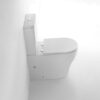 Luna Rimless Back to Wall Universal Toilet Suite - Gloss White