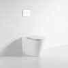 Flow Rimless in-wall Floor Toilet Pan – Gloss White