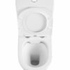 NOVEL Rimless Nano Ceramic Back to wall Toilet Suite - Gloss White