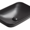 515x340mm Matte Black Counter Top Basin