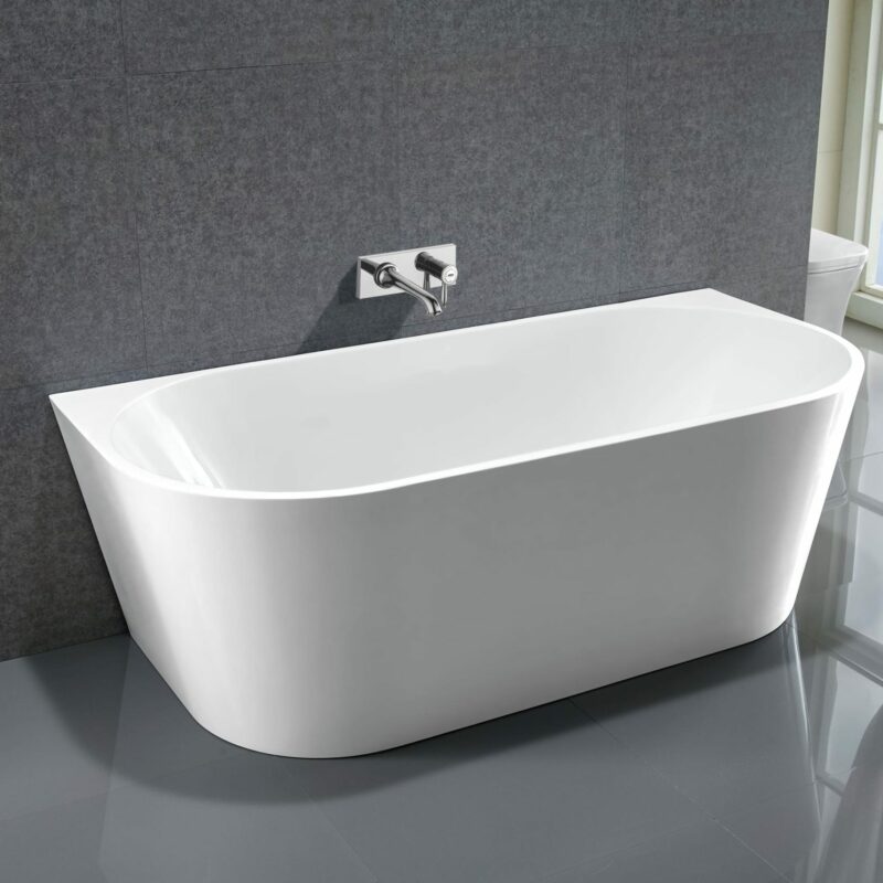 ROYAL 1500mm Back to Wall Freestanding Bath Tub