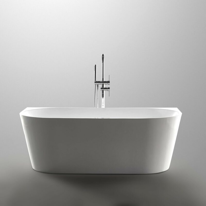 ROYAL 1700mm Back to Wall Freestanding Bath Tub