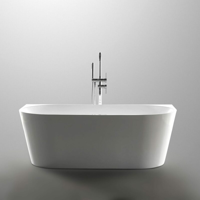 ROYAL 1500mm Back to Wall Freestanding Bath Tub