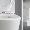 ROYAL Rimless Back to wall Nano Cistern and Toilet Suite - Gloss White