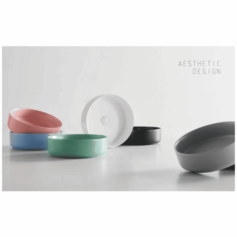 360x360x120mm Forest Green Above Counter Ceramic Basin