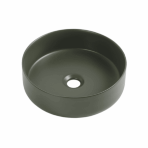 360x360x120mm Forest Green Above Counter Ceramic Basin