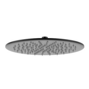 DOCCIA Matte Black 250/ 300mm Round Shower Head