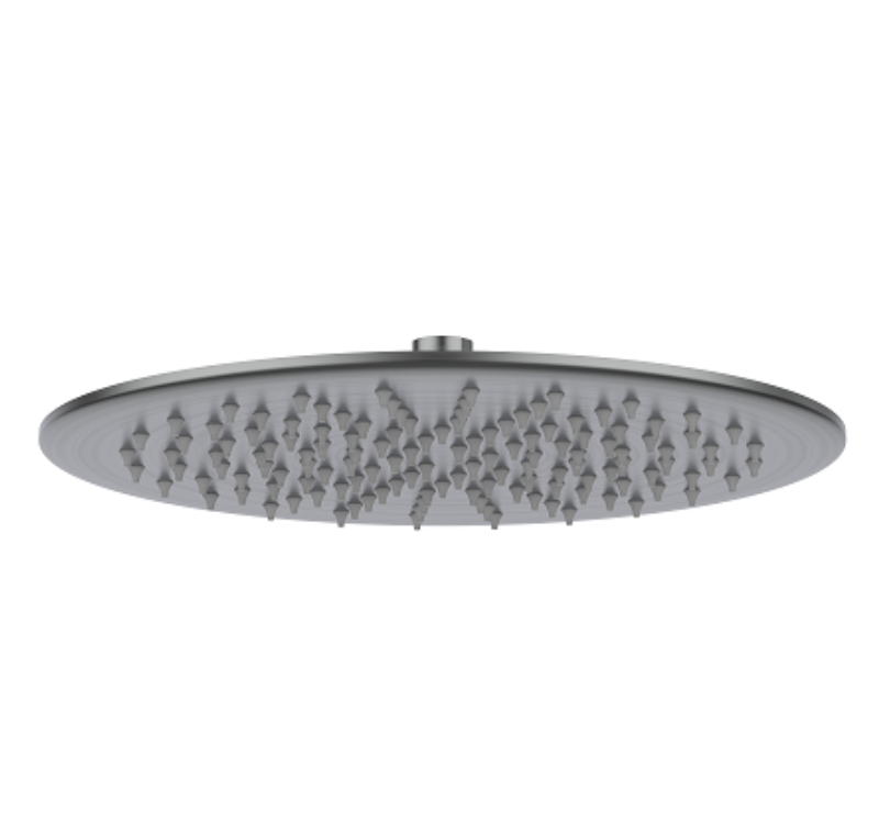 DOCCIA Gun Metal 250/ 300mm Round Shower Head