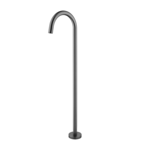 JESS Round Freestanding Bath Filler Tap - Gun Metal
