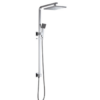 BACINO Square Multifunction Shower Rail Chrome