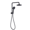 MONDO Compact Twin Shower Set Matte Black