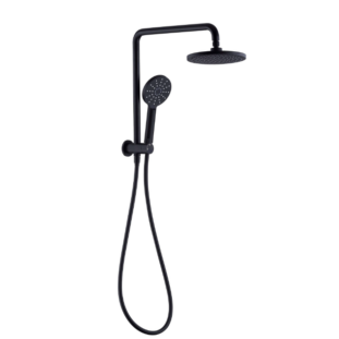 MONDO Compact Twin Shower Set Matte Black