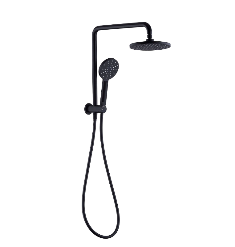 MONDO Compact Twin Shower Set Matte Black