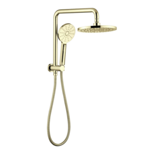 MONDO Compact Twin Shower Set Brushed Brass