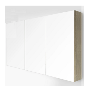 NUTRO 1200mm Mirrored Shaving Cabinet Light Oak