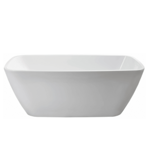CHLOE 1500/ 1700 Soft Square Free Standing Bathtub White