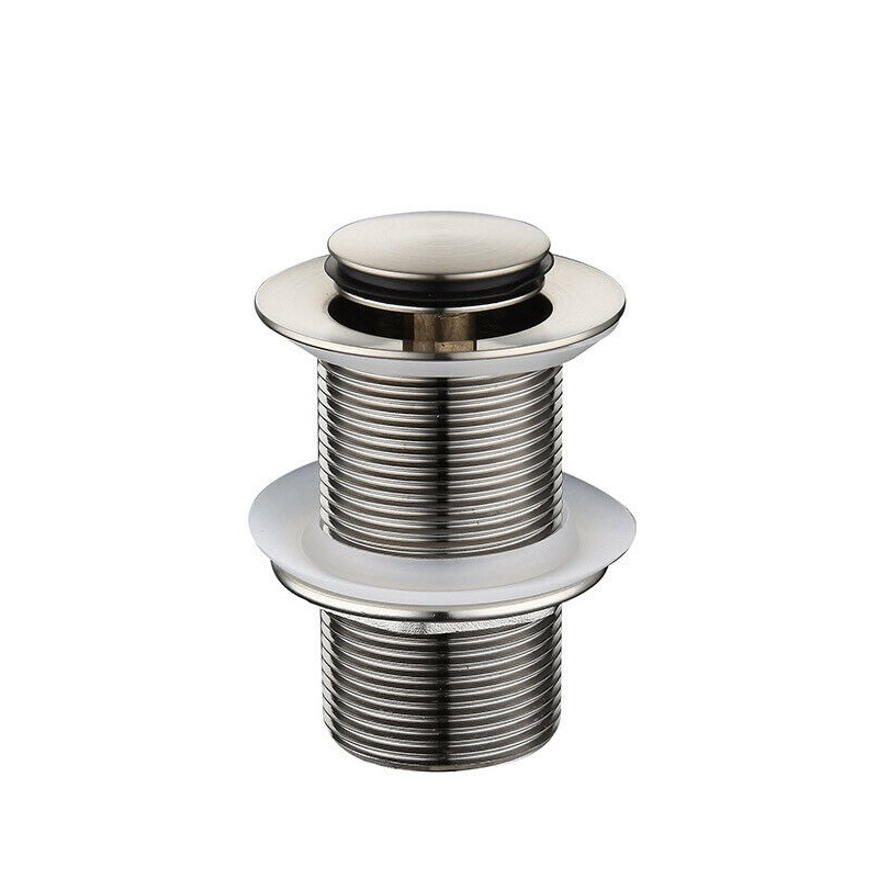 Brushed Nickel 32mm without Overflow Pop Up Waste