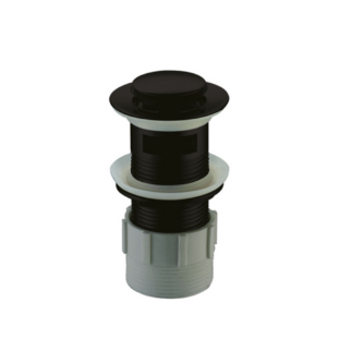 Matte Black 32mm With Overflow Pop Up Waste
